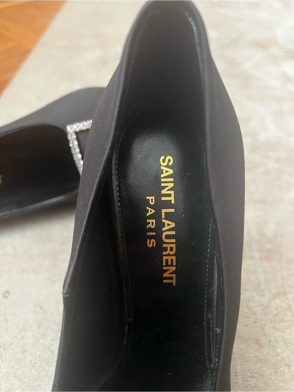 Saint Laurent Rhinestone Heels - Picture 4 of 9